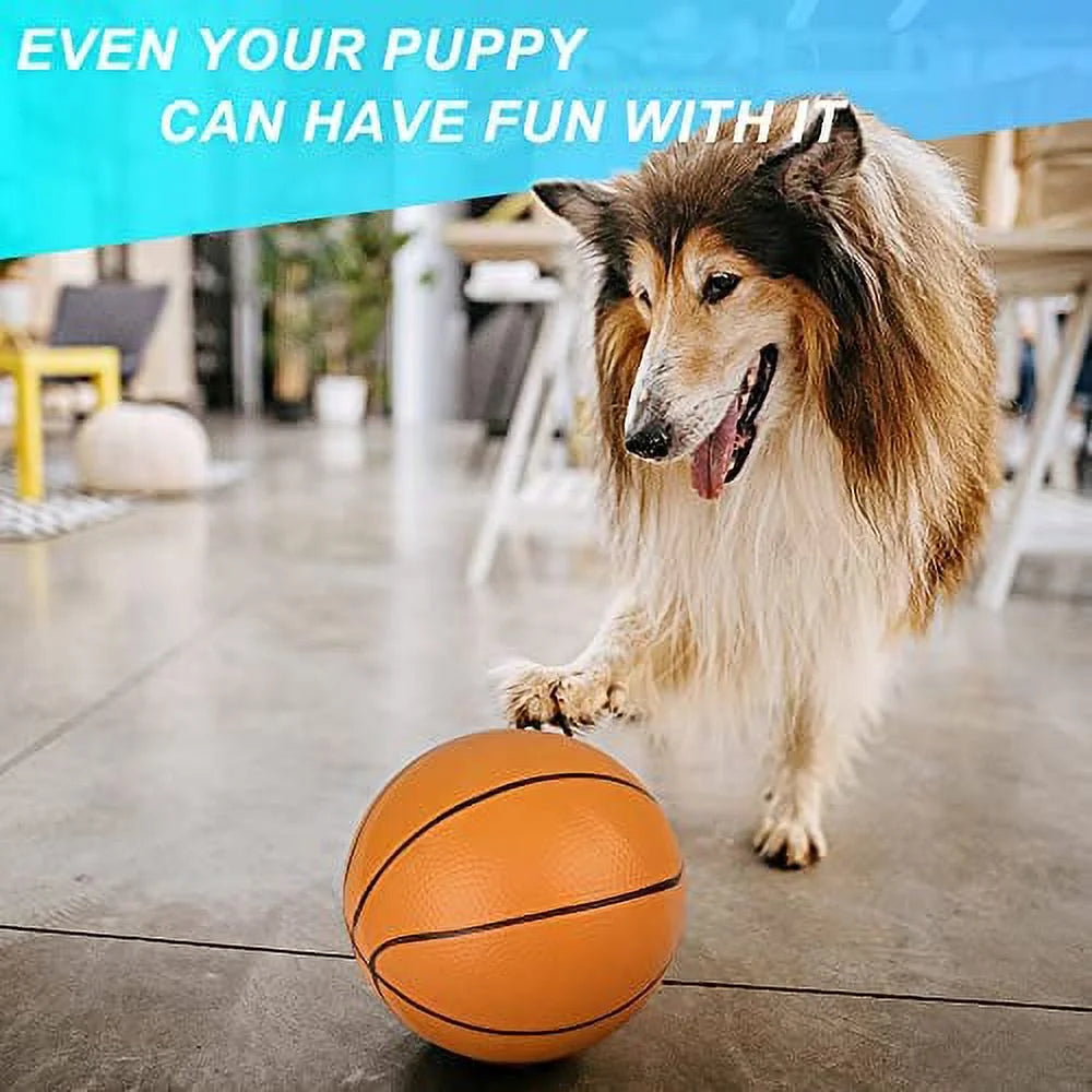 6" Mini Basketball Toy for over the Door Basketball Hoop, Small Toddler Basketball for Kids 5 PCS, Little Indoor Basketball ( Basketball)